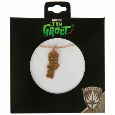 Guardians of The Galaxy Chibi Groot Pendant Necklace